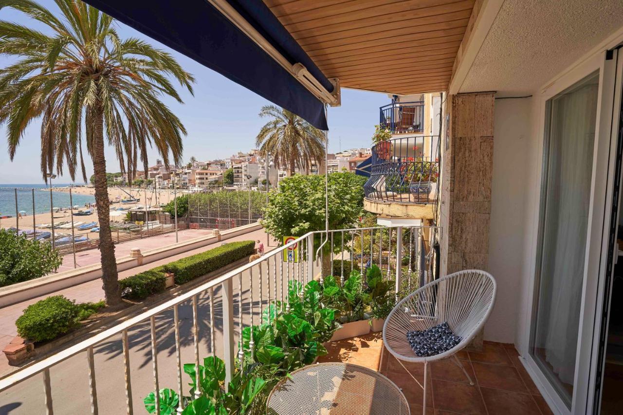 Apartamento Primera Linea De Mar Con Espectaculares Vistas Lejlighed Sant Pol De Mar Eksteriør billede
