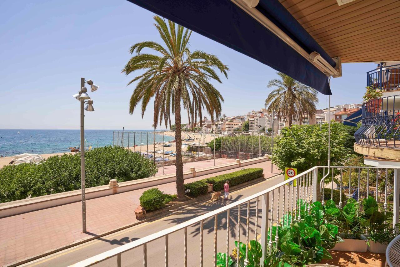 Apartamento Primera Linea De Mar Con Espectaculares Vistas Lejlighed Sant Pol De Mar Eksteriør billede