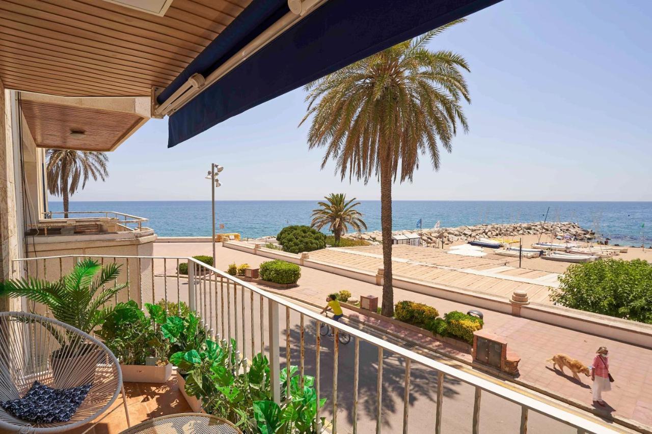 Apartamento Primera Linea De Mar Con Espectaculares Vistas Lejlighed Sant Pol De Mar Eksteriør billede