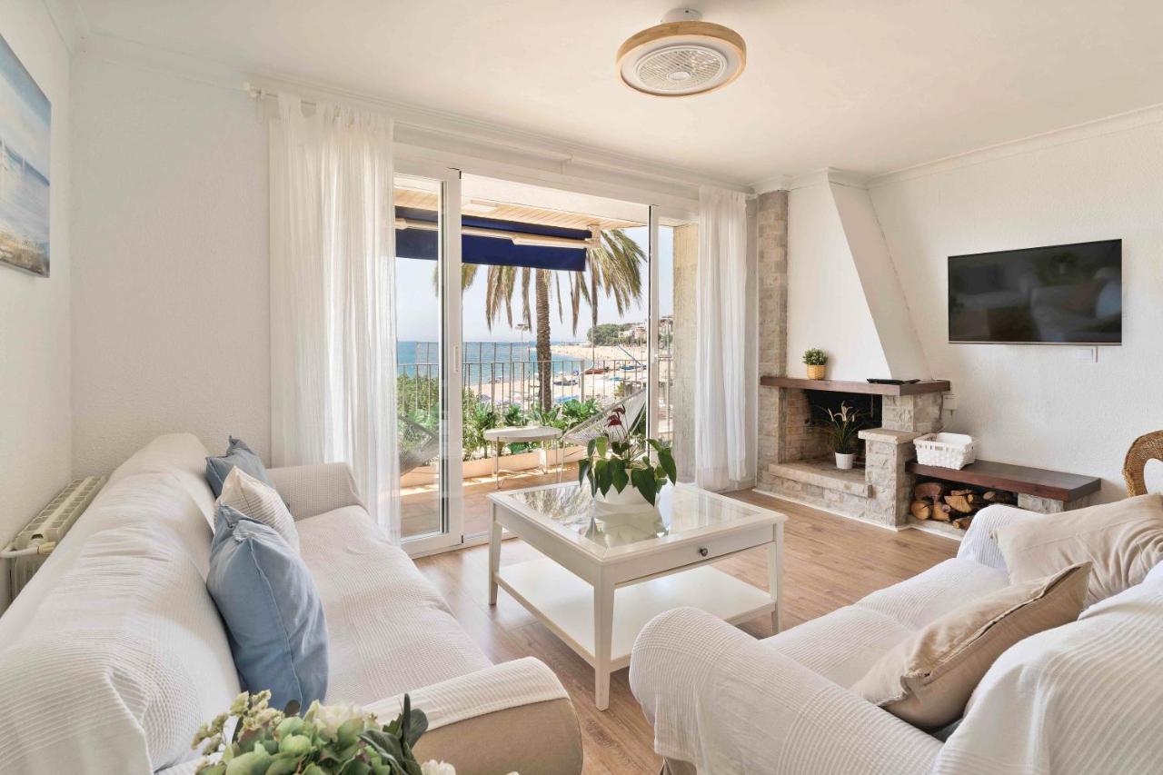 Apartamento Primera Linea De Mar Con Espectaculares Vistas Lejlighed Sant Pol De Mar Eksteriør billede