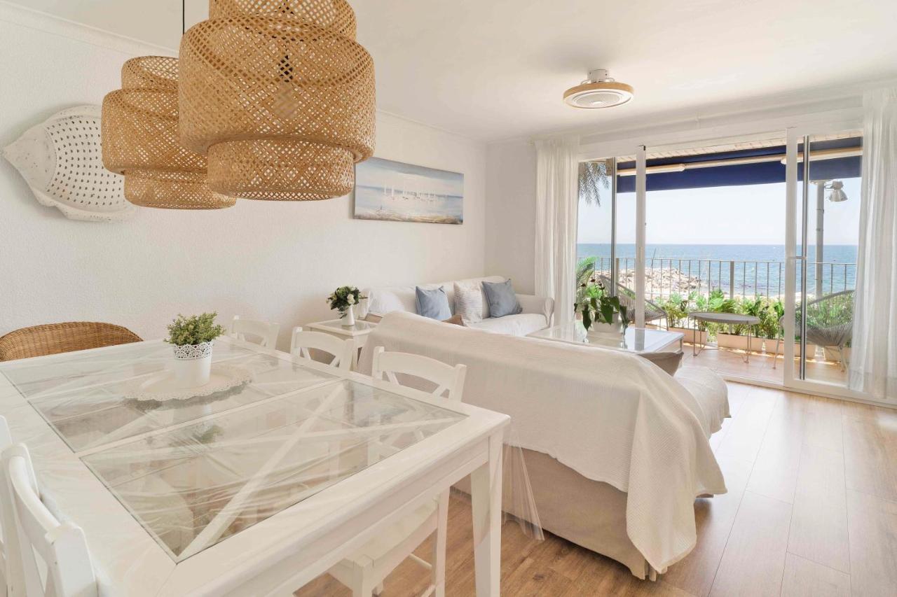 Apartamento Primera Linea De Mar Con Espectaculares Vistas Lejlighed Sant Pol De Mar Eksteriør billede